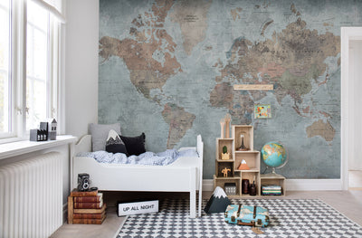 Kids Custom Wall Mural - Around The World