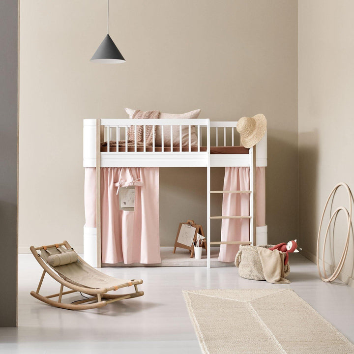 Oliver Furniture Curtain for Wood Mini+ Low Loft Bed - Various Colours