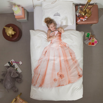 Snurk Princess Pink Organic Bedding Set