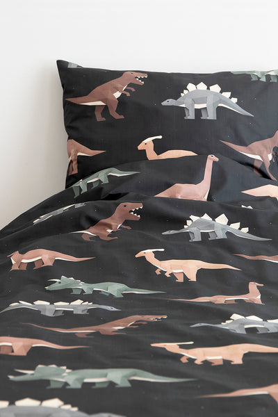 Dinosaur Bedding Set Dark - Single