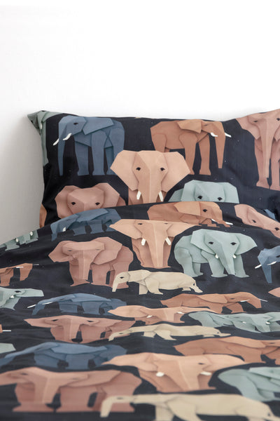 Elephant Bedding Set - Single