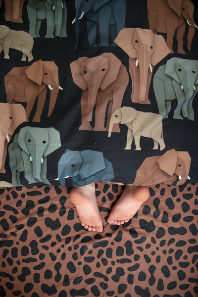Elephant Bedding Set - Single
