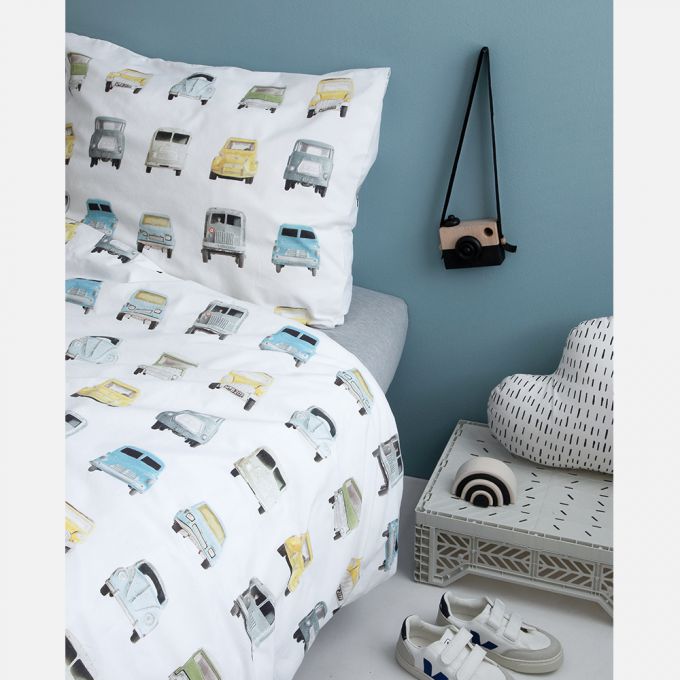 Vintage Cars Bedding Set - Single