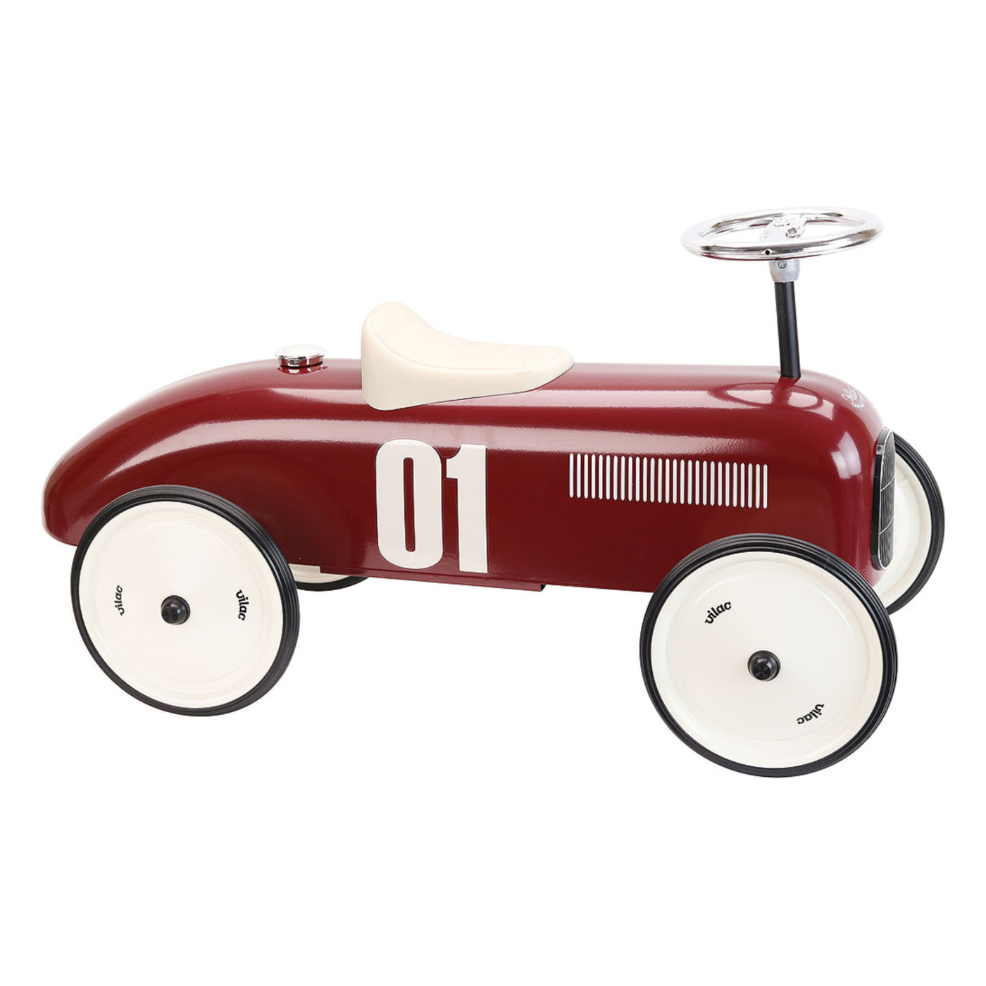 Personalised Vilac Vintage Ride On Car  - Burgundy