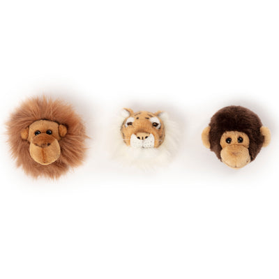 Wild & Soft Mini Wall Toys - Jungle Box (3 Pack)