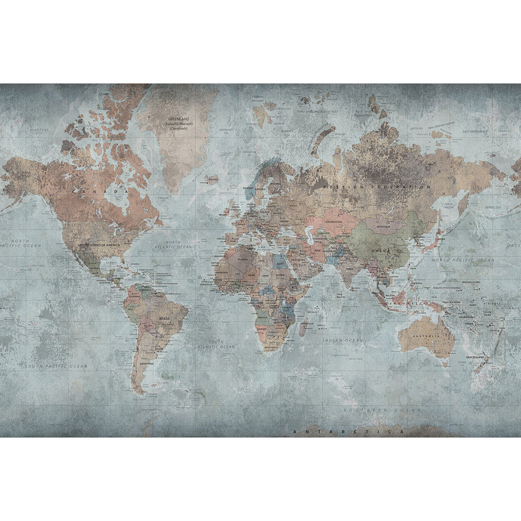 Kids Custom Wall Mural - Around The World