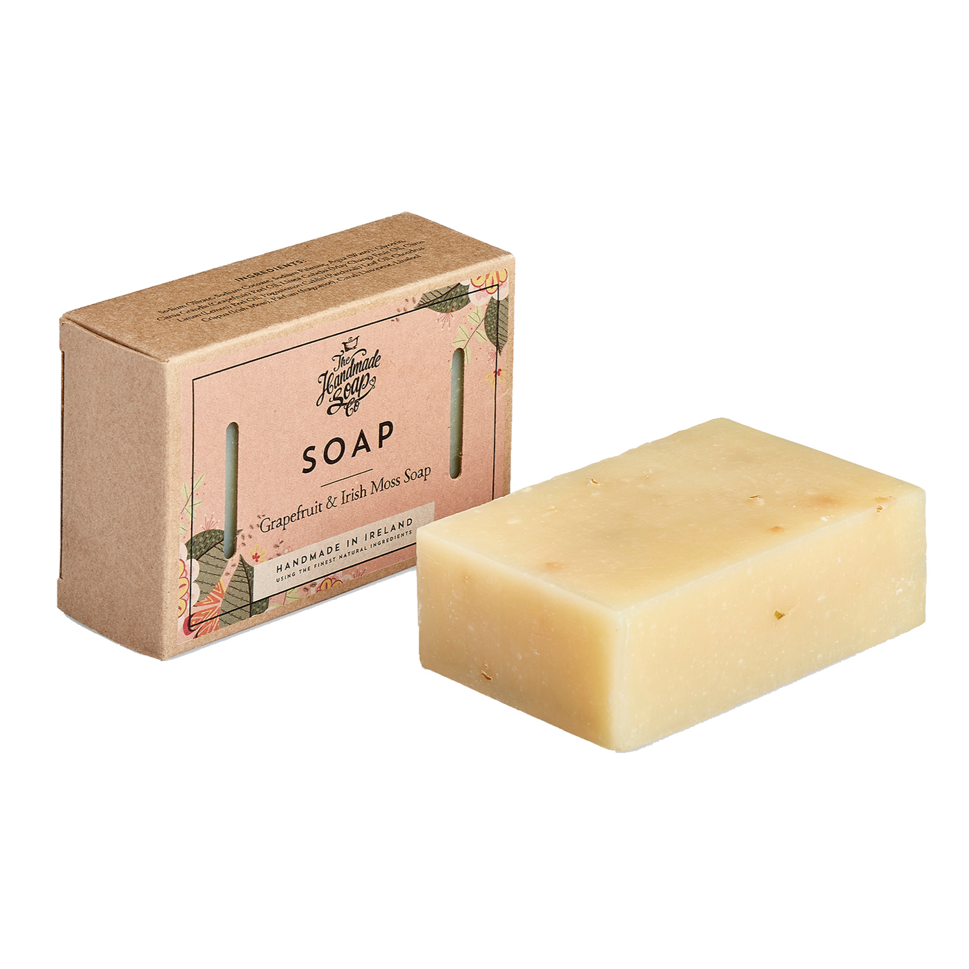 The Handmade Soap Company Soap Bar - Grapefruit & Irish Moss