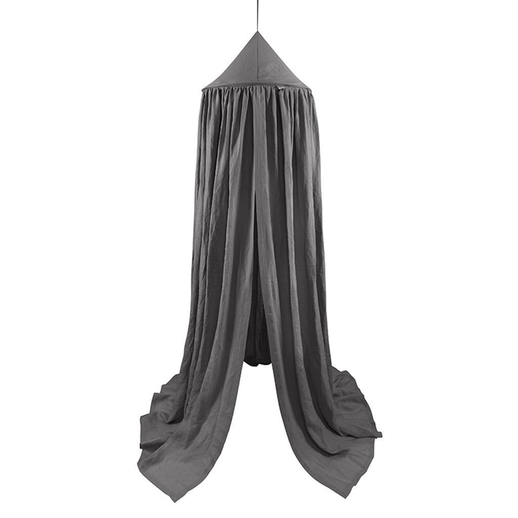 Cotton & Sweets Linen Canopy - Graphite