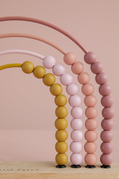 Little Dutch Rainbow Abacus - Pink