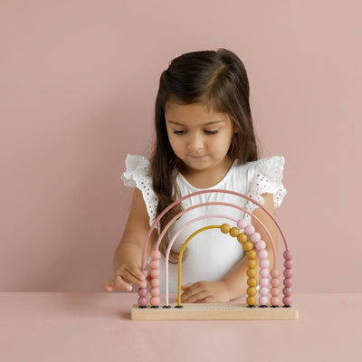 Little Dutch Rainbow Abacus - Pink