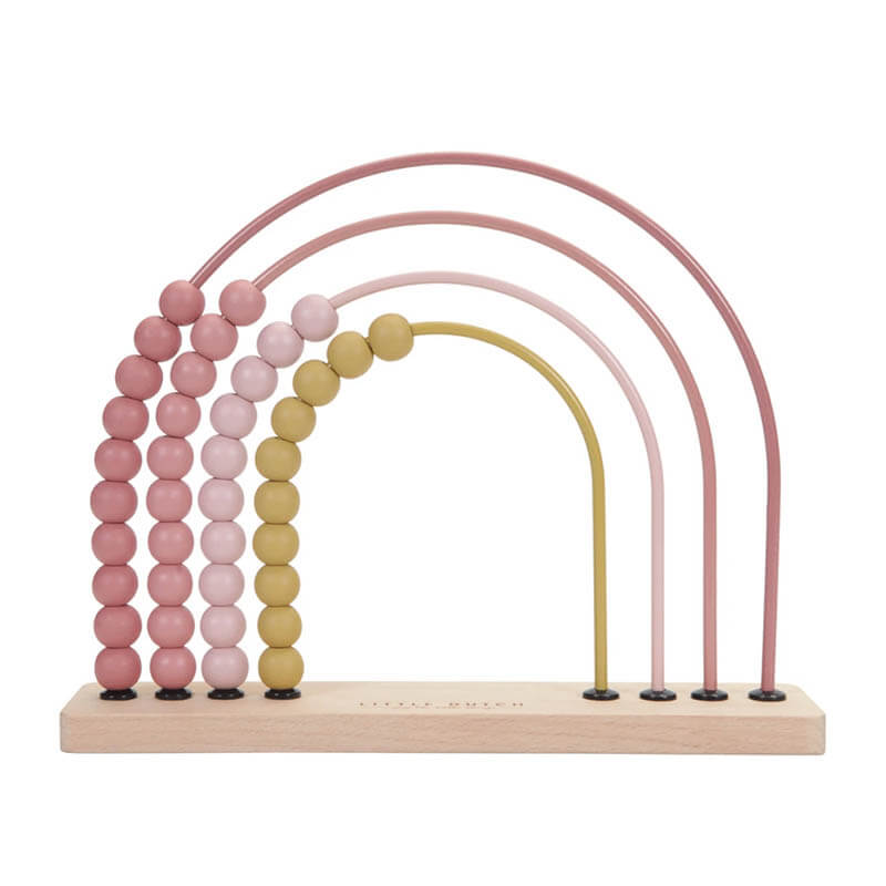 Little Dutch Rainbow Abacus - Pink