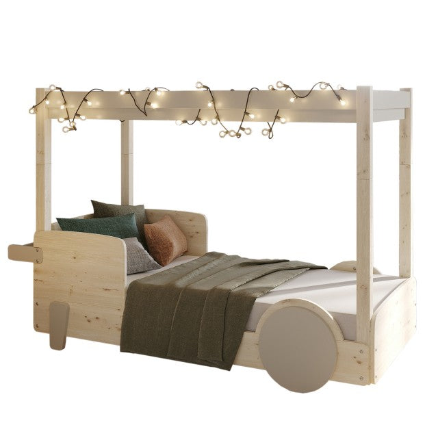 Mathy By Bols Discovery Canopy Childs Single Bed - Colour Lacquer (20+ Colours)