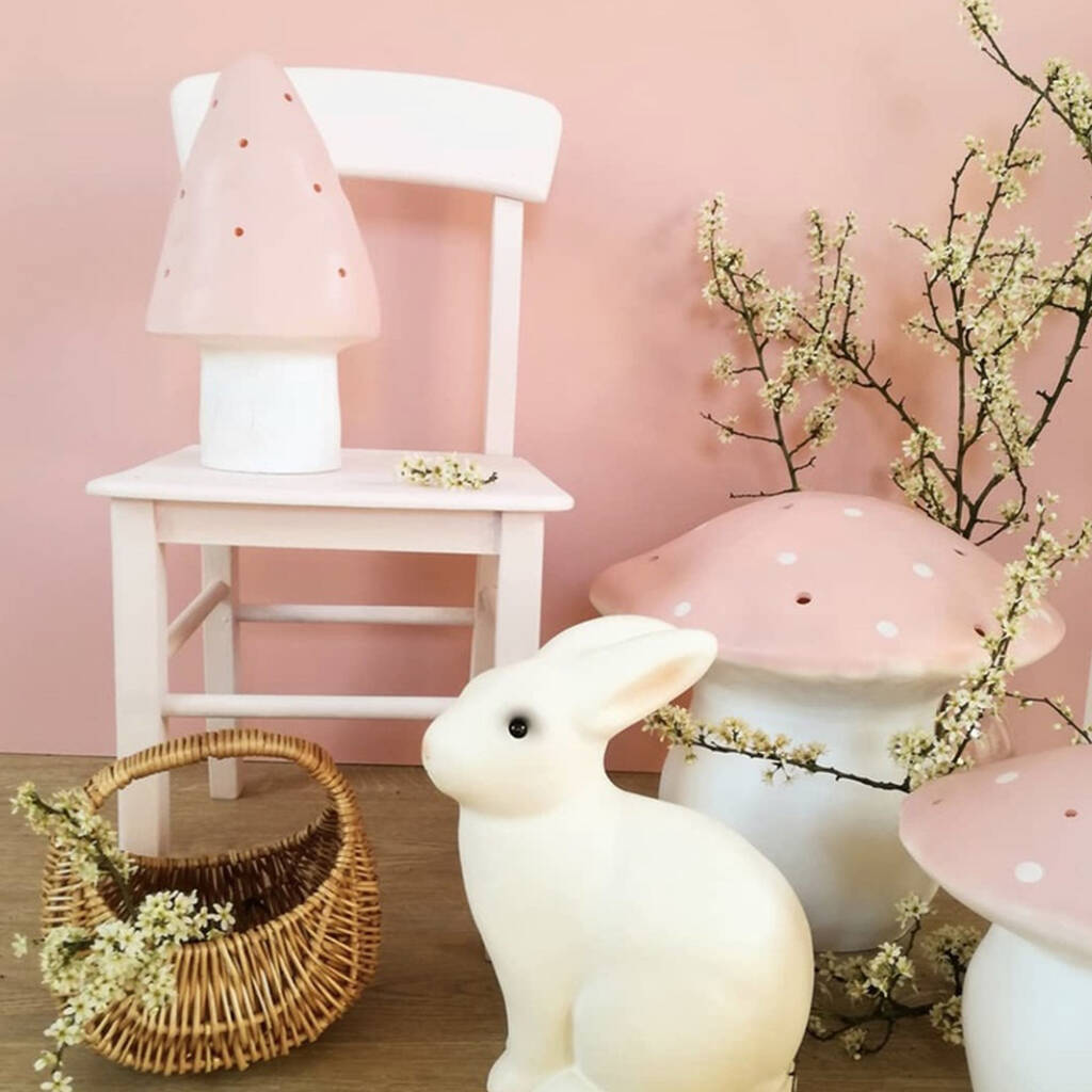 Egmont Toys Heico Fliegenpilz-Nachtlicht Pink – Vintage Design Fürs Kinderzimmer