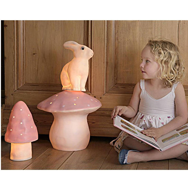 Egmont Toys Heico Fliegenpilz-Lampe für Kinder, Rosa – Josh & Jenna