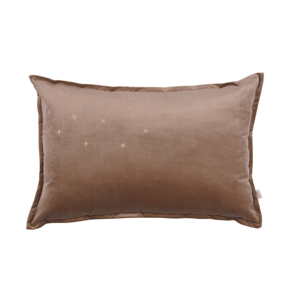 Personalised Luxury Velvet Cushion - Latte