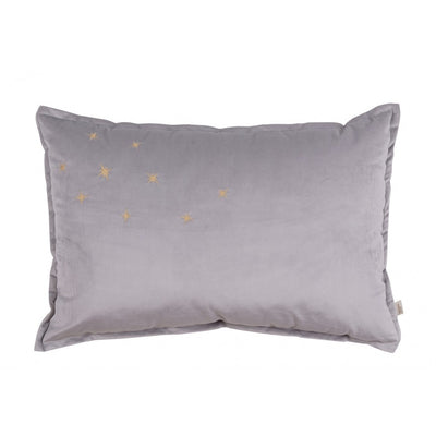 Personalised Luxury Velvet Cushion - Grey