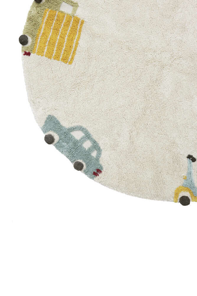 Tapis lavable en machine Lorena Canals - Eco City Wheels
